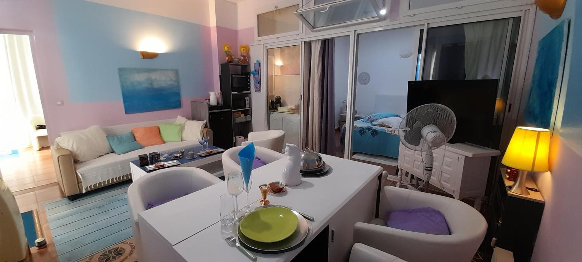 Nice Beau 2 Pieces Atypique-Original 200 M Mer, Promenade Des Anglais, Negresco エクステリア 写真